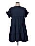 Unbranded Solid Blue Casual Dress Size XL - photo 1