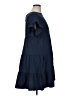 Unbranded Solid Blue Casual Dress Size XL - photo 4