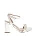 Lulus White Sandals Size 8 - photo 1