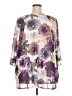 Catherines Purple 3/4 Sleeve Blouse Size 3X - photo 2