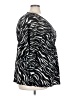 Madison 100% Nylon Black 3/4 Sleeve Blouse Size 3X - photo 4