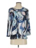 Allison Daley Blue 3/4 Sleeve Blouse Size S - photo 1