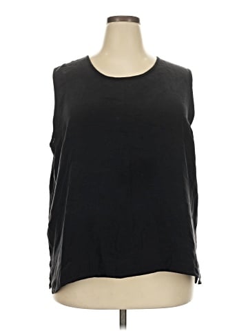 Caroline Rose Sleeveless Silk Top (view 1)