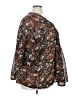 Roaman's 100% Polyester Brown 3/4 Sleeve Blouse Size 26W - photo 4