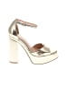 Lulus Gold Heels Size 6 1/2 - photo 1