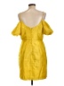 Let Me Be 100% Polyester Yellow Casual Dress Size L - photo 2