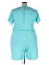 Zenana Solid Teal Romper Size 2X - photo 2