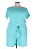 Zenana Solid Teal Romper Size 2X - photo 1
