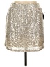 Love on a Hanger Metallic Silver Gold Formal Skirt Size L - photo 1