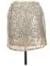 Love on a Hanger Metallic Silver Gold Formal Skirt Size L - photo 2