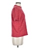 Basic Editions Stripes Red Short Sleeve Turtleneck Size M - photo 4