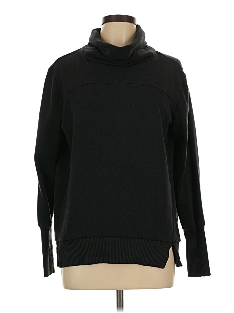 Pre-owned Athletic Works Turtleneck Sweater In Black
