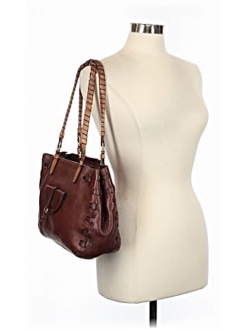 Ellen Tracy Leather Shoulder Bag (view 2)