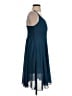 Dressever 100% Polyester Solid Blue Cocktail Dress Size S - photo 4
