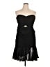 Jill Jill Stuart 100% Polyester Black Cocktail Dress Size 14 - photo 1