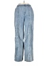 Unbranded 100% Cotton Chevron-herringbone Blue Jeans Size 10 - photo 1
