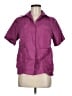 Assorted Brands Purple Short Sleeve Blouse Size M - photo 1