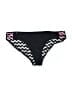 Op Chevron-herringbone Black Swimsuit Bottoms Size M - photo 1