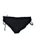 Op Chevron-herringbone Black Swimsuit Bottoms Size M - photo 1