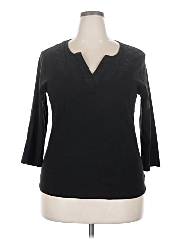 Faded Glory 3/4 Sleeve Top (view 1)