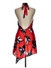 StyleStalker Graphic Red Cocktail Dress Size L - photo 2