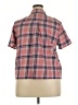Forever 21 Plus 100% Cotton Plaid Pink Short Sleeve Button-Down Shirt Size 2X Plus - photo 2