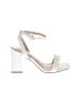 Lulus White Sandals Size 8 - photo 1