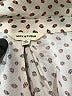 Max Studio 100% Rayon Polka Dots Ivory Long Sleeve Blouse Size L - photo 7