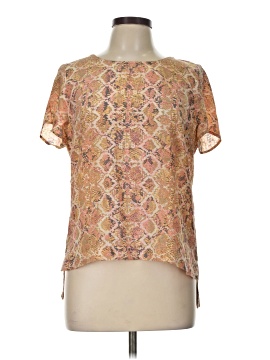 Assorted Brands Short Sleeve Silk Top