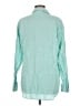 Neiman Marcus Teal Long Sleeve Button-Down Shirt Size M - photo 2