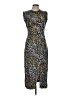 Grey State Animal Print Black Cocktail Dress Size Lg (3) - photo 1