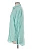 Neiman Marcus Teal Long Sleeve Button-Down Shirt Size M - photo 5