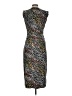 Grey State Animal Print Black Cocktail Dress Size Lg (3) - photo 2