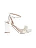 Lulus White Sandals Size 8 - photo 1