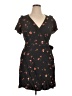 Universal Thread Floral Black Casual Dress Size XL - photo 1