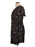 Universal Thread Floral Black Casual Dress Size XL - photo 5