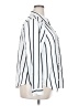 Unbranded 100% Polyester Stripes White Long Sleeve Blouse Size 2X (estimated) - photo 4