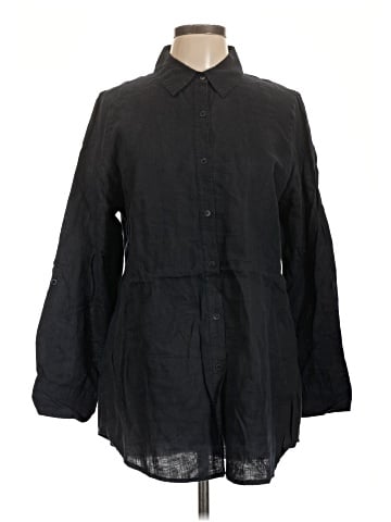 Eileen Fisher Long Sleeve Button-Down Shirt (view 1)