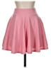Urban Coco 100% Polyester Solid Pink Casual Skirt Size XS - photo 1