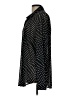 CAbi Polka Dots Black Long Sleeve Blouse Size L - photo 5