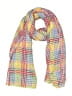 Unbranded Checkered-gingham Multi Color Yellow Scarf One size - photo 1