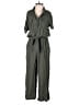 Universal Thread 100% Rayon Solid Green Jumpsuit Size XS - photo 1