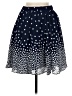 Maison Jules 100% Polyester Polka Dots Blue Casual Skirt Size M - photo 2