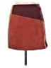 Altar'd State Color Block Burgundy Casual Skirt Size S - photo 1