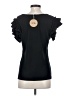 Bibi Black Short Sleeve Top Size S - photo 2