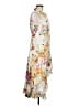 Alembika Floral Ivory Cocktail Dress Size 8 (2) - photo 4