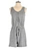 Gap 100% Cotton Solid Gray Romper Size S (tall) - photo 1
