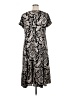 Perceptions Paisley Black Casual Dress Size XL - photo 2