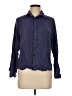 Florenzi collection 100% Rayon Blue Long Sleeve Button-Down Shirt Size M - photo 1