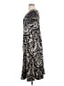 Perceptions Paisley Black Casual Dress Size XL - photo 5